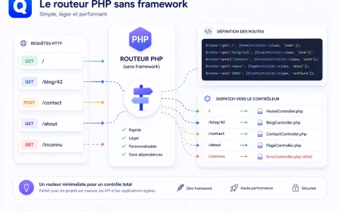 La bibliothèque core/ : 20 classes PHP